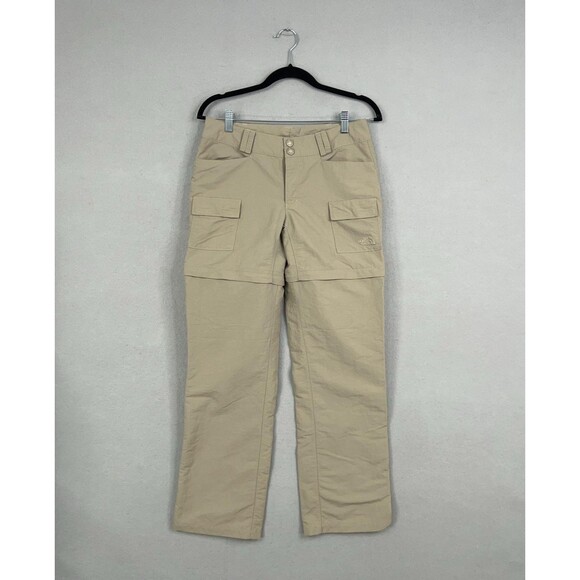 The North Face Pants Womens 4 Dune Beige Paramount Convertible Zip Off Shorts - Picture 1 of 16